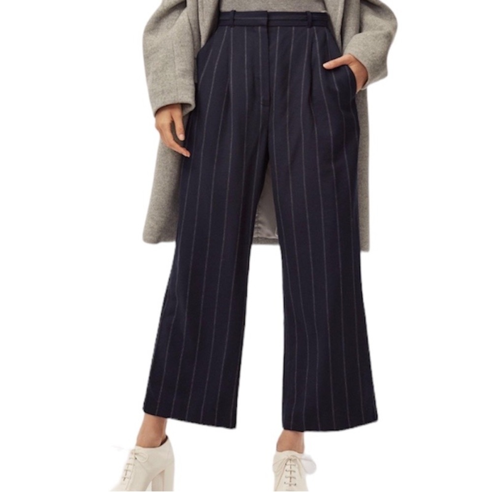 Aritzia Navy Striped Women's Pants